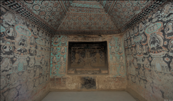 洞窟空间图像：莫高窟第400窟西夏藻井凤首龙身图案探微