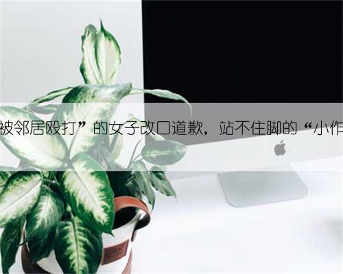 自述“牵狗进电梯被邻居殴打”的女子改口道歉，站不住脚的“小作文”只会引