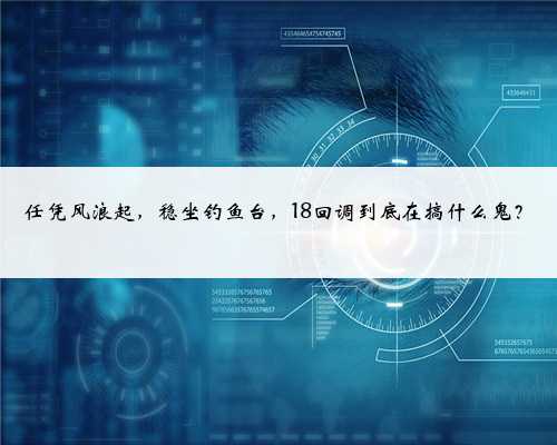 任凭风浪起,稳坐钓鱼台,18回调到底在搞什么鬼?