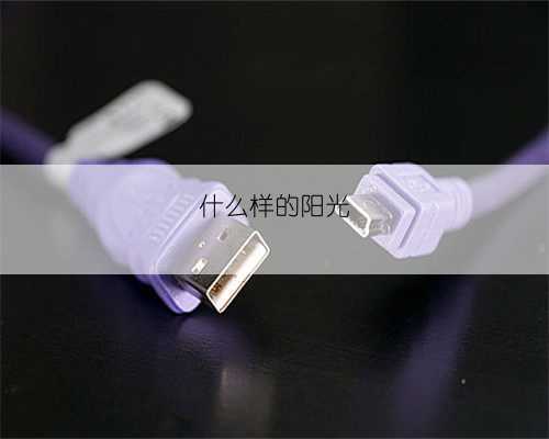 什么样的阳光