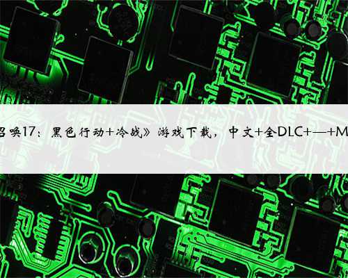 《使命召唤17:黑色行动 冷战》游戏下载,中文+全DLC — Ms游戏库