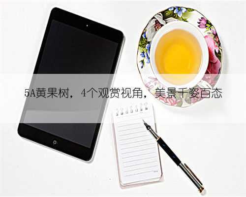 5A黄果树，4个观赏视角，美景千姿百态