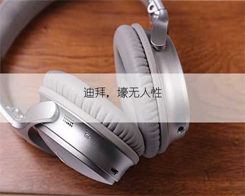 迪拜，壕无人性