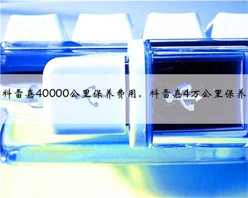 雷诺科雷嘉40000公里保养费用,科雷嘉4万公里保养项目