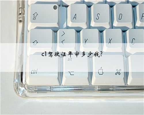 c1驾驶证年审多少钱?