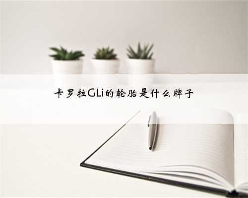 卡罗拉GLi的轮胎是什么牌子