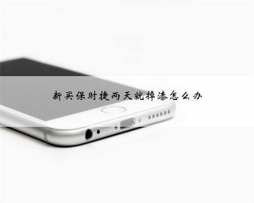 新买保时捷两天就掉漆怎么办