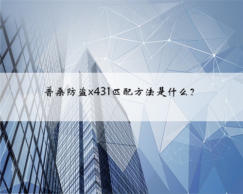 普桑防盗x431匹配方法是什么？