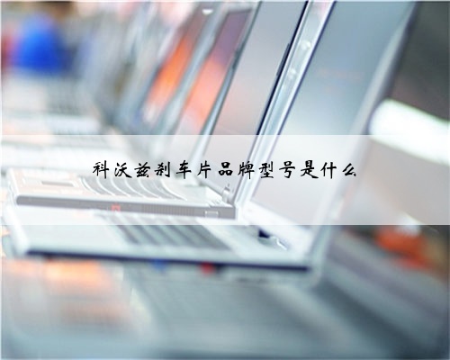 科沃兹刹车片品牌型号是什么
