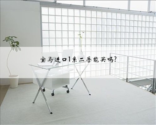 宝马进口1系二手能买吗?