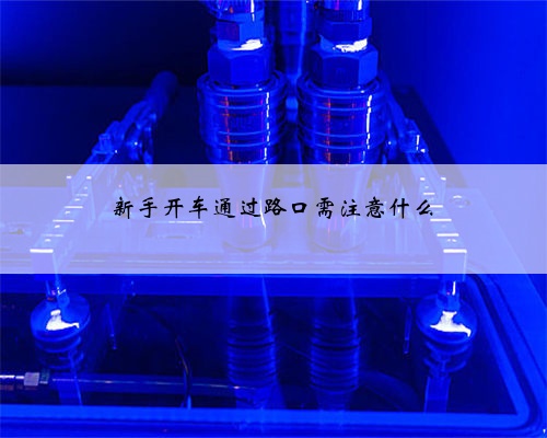 新手开车通过路口需注意什么