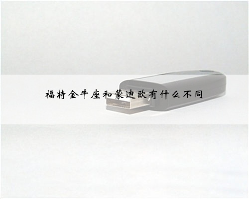 福特金牛座和蒙迪欧有什么不同
