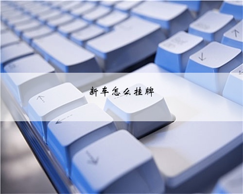 新车怎么挂牌
