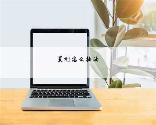 夏利怎么抽油