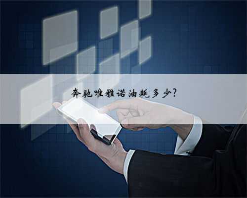 奔驰唯雅诺油耗多少?