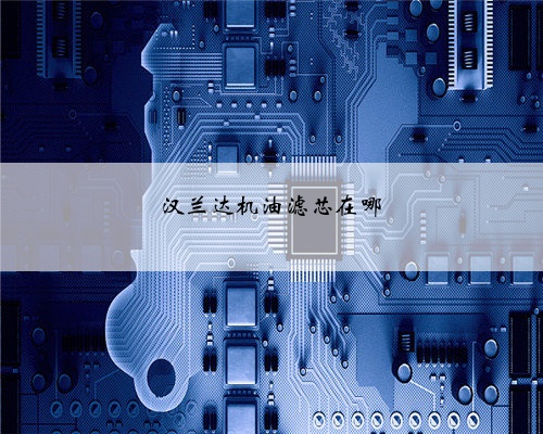 汉兰达机油滤芯在哪