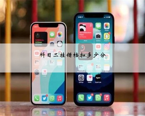 科目二挂错档扣多少分
