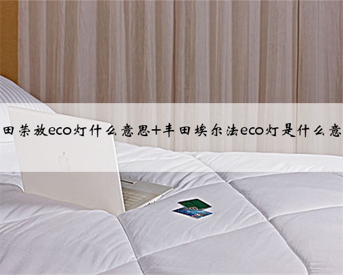 丰田荣放eco灯什么意思 丰田埃尔法eco灯是什么意思