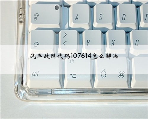 汽车故障代码107614怎么解决