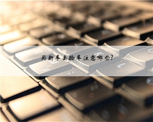 买新车去验车注意哪些?