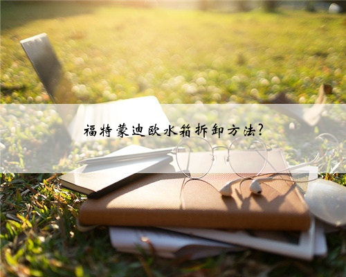 福特蒙迪欧水箱拆卸方法?