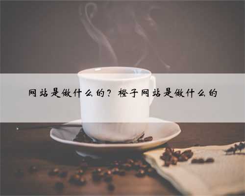 网站是做什么的？橙子网站是做什么的