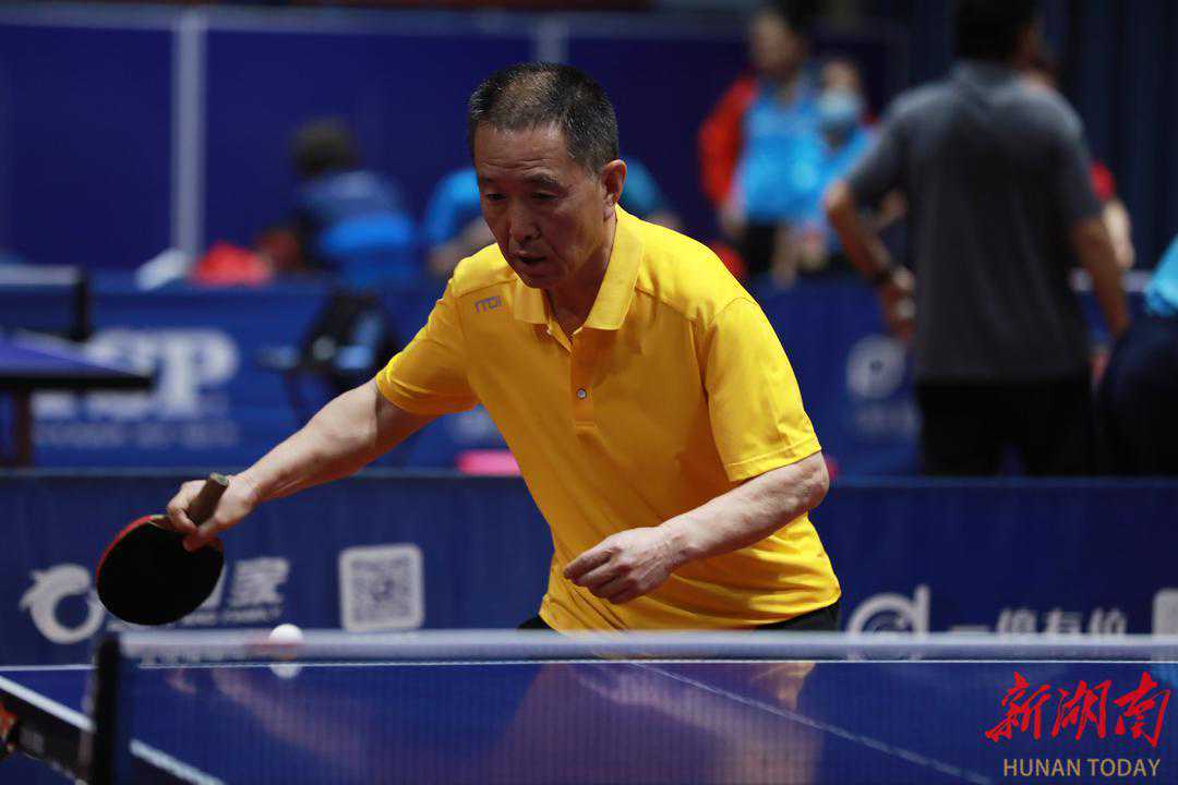 以球会友 2023省老年人乒乓球比赛在长沙开赛