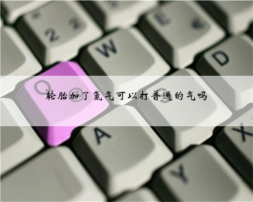 轮胎加了氮气可以打普通的气吗