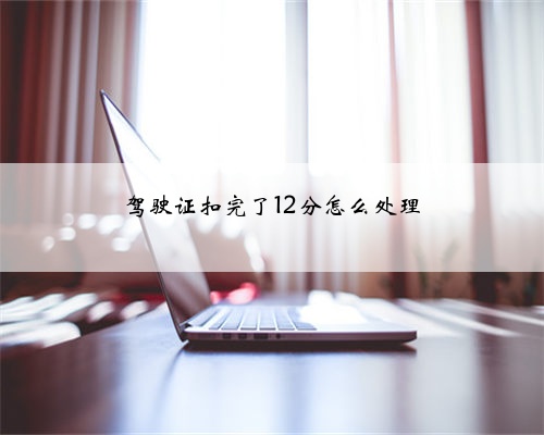 驾驶证扣完了12分怎么处理