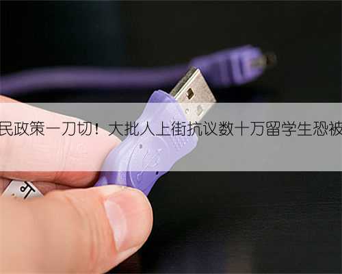 加拿大移民政策一刀切！大批人上街抗议数十万留学生恐被迫回国！