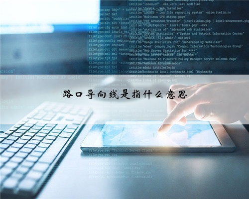 路口导向线是指什么意思