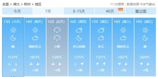 “换季式”降温!荆州冷如12月,未来几天……