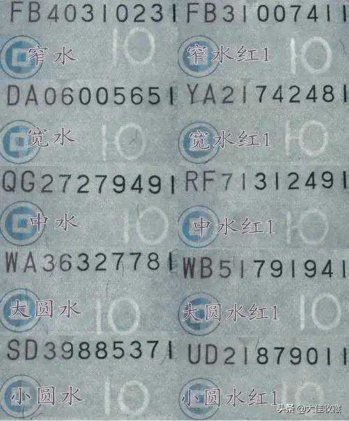 1999年10元纸币五水五红，是个什么样的品种