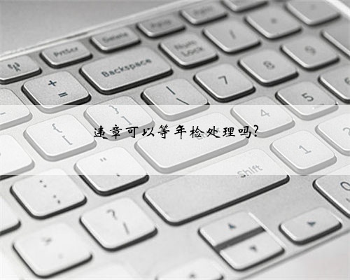 违章可以等年检处理吗?