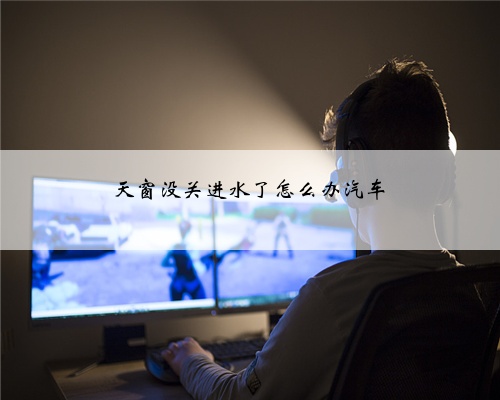 天窗没关进水了怎么办汽车