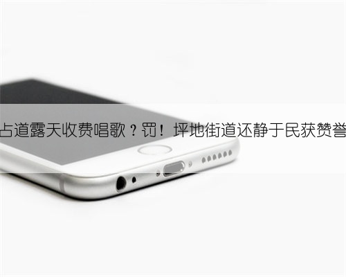 占道露天收费唱歌？罚！坪地街道还静于民获赞誉