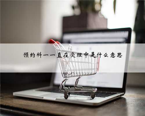 预约科一一直在受理中是什么意思