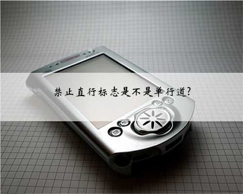 禁止直行标志是不是单行道?