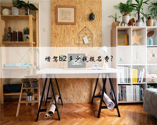 增驾b2多少钱报名费?
