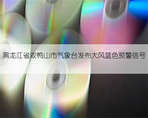 黑龙江省双鸭山市气象台发布大风蓝色预警信号
