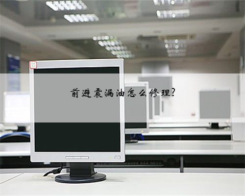 前避震漏油怎么修理?