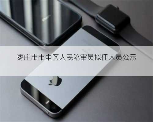 枣庄市市中区人民陪审员拟任人员公示