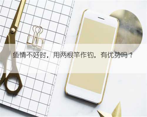 鱼情不好时,用两根竿作钓,有优势吗?