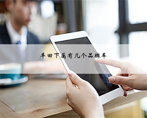 丰田下属有几个品牌车