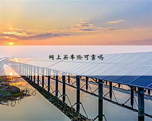 网上买车险可靠吗