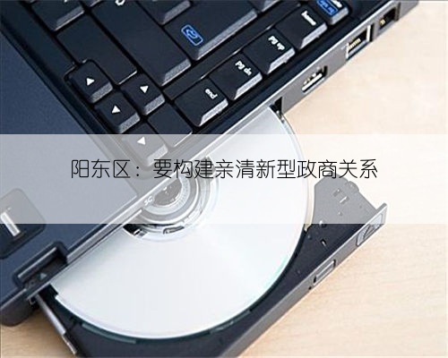 阳东区:要构建亲清新型政商关系