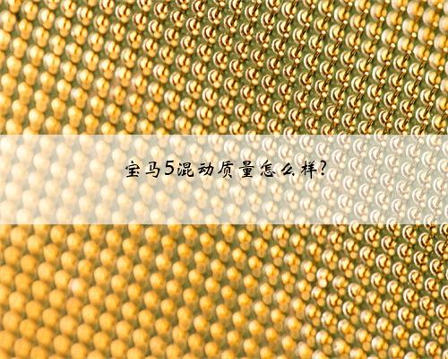 宝马5混动质量怎么样?