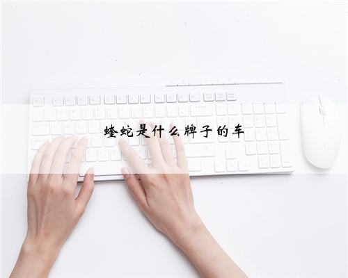 蝰蛇是什么牌子的车