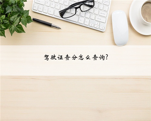 驾驶证查分怎么查询?