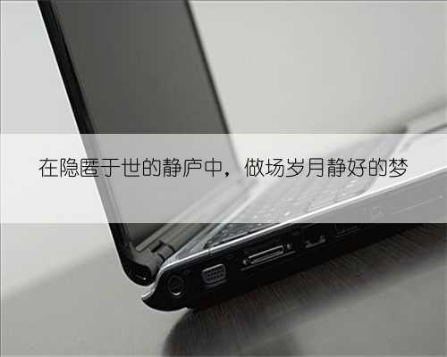 在隐匿于世的静庐中,做场岁月静好的梦
